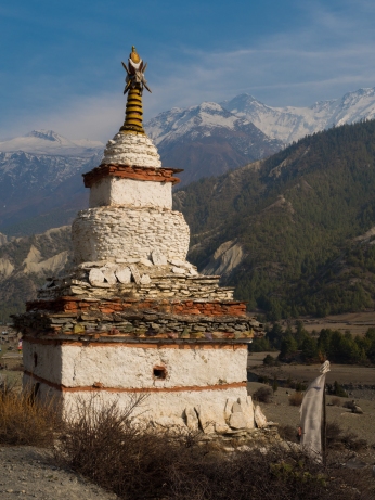 One on the many Stupas that were dotted through the landscape in very remote places