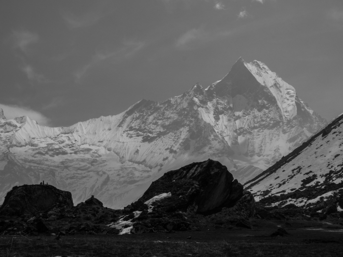 The stunning peak of Machapuchare - 6,993m
