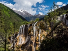 Waterfalls and snowy peaks - it doesn't get any better
