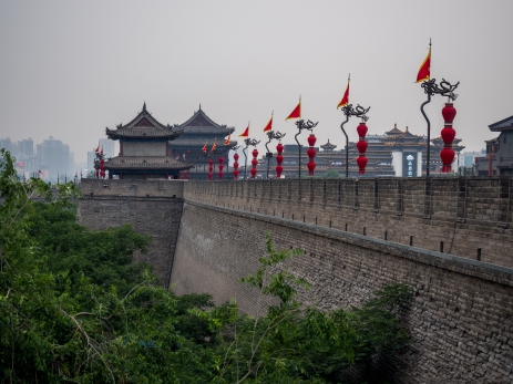 The ancient city of wall of Xi'an